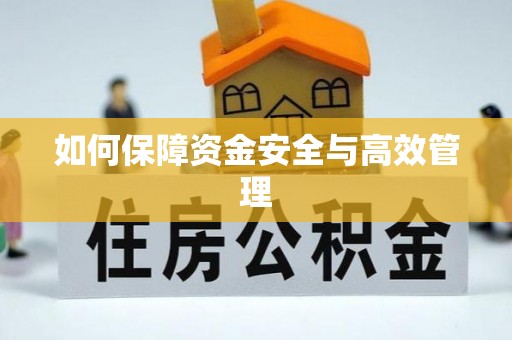 丘北如何保障资金安全与高效管理