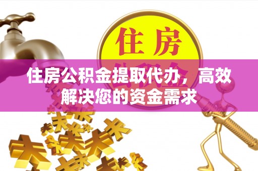 丘北住房公积金提取代办，高效解决您的资金需求