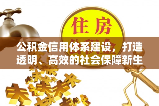 丘北公积金信用体系建设，打造透明、高效的社会保障新生态